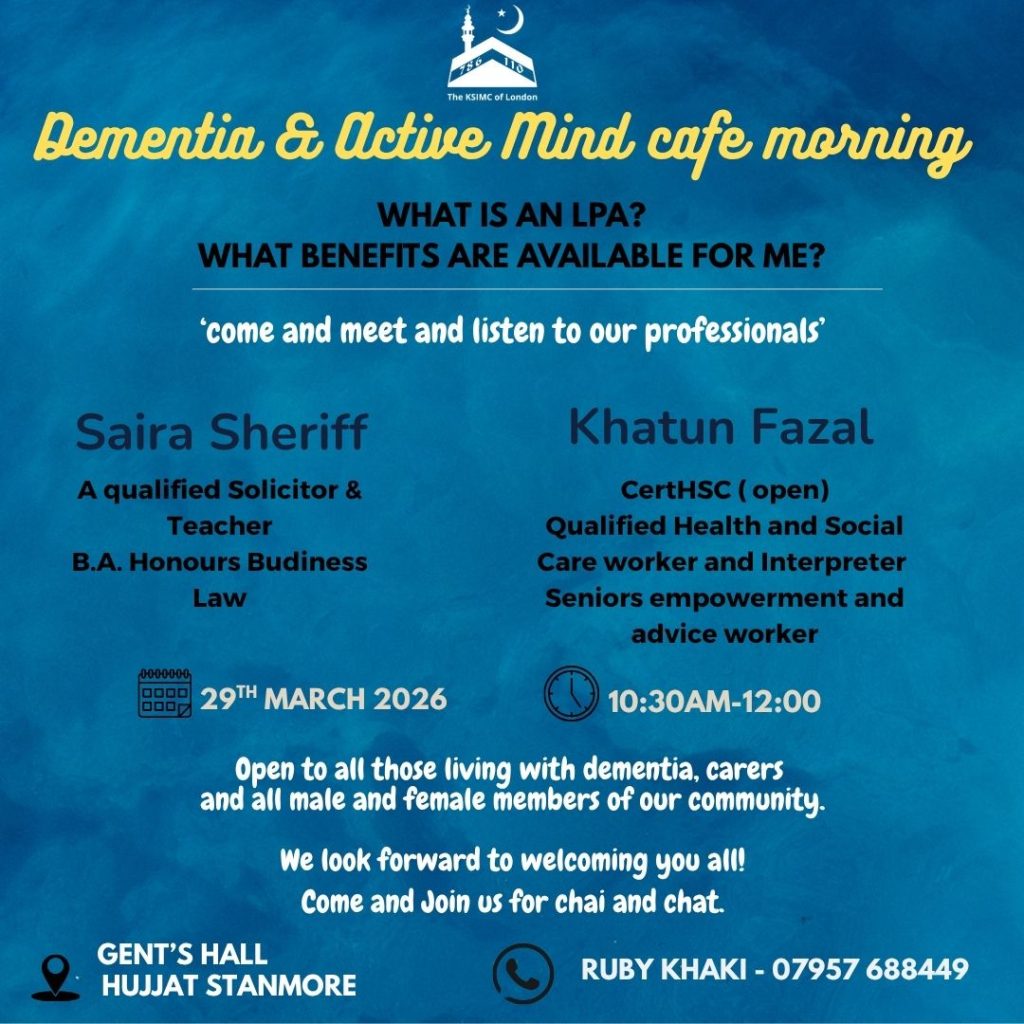 Dementia & Active Mind Cafe Morning Dementia & Active Mind Cafe Morning