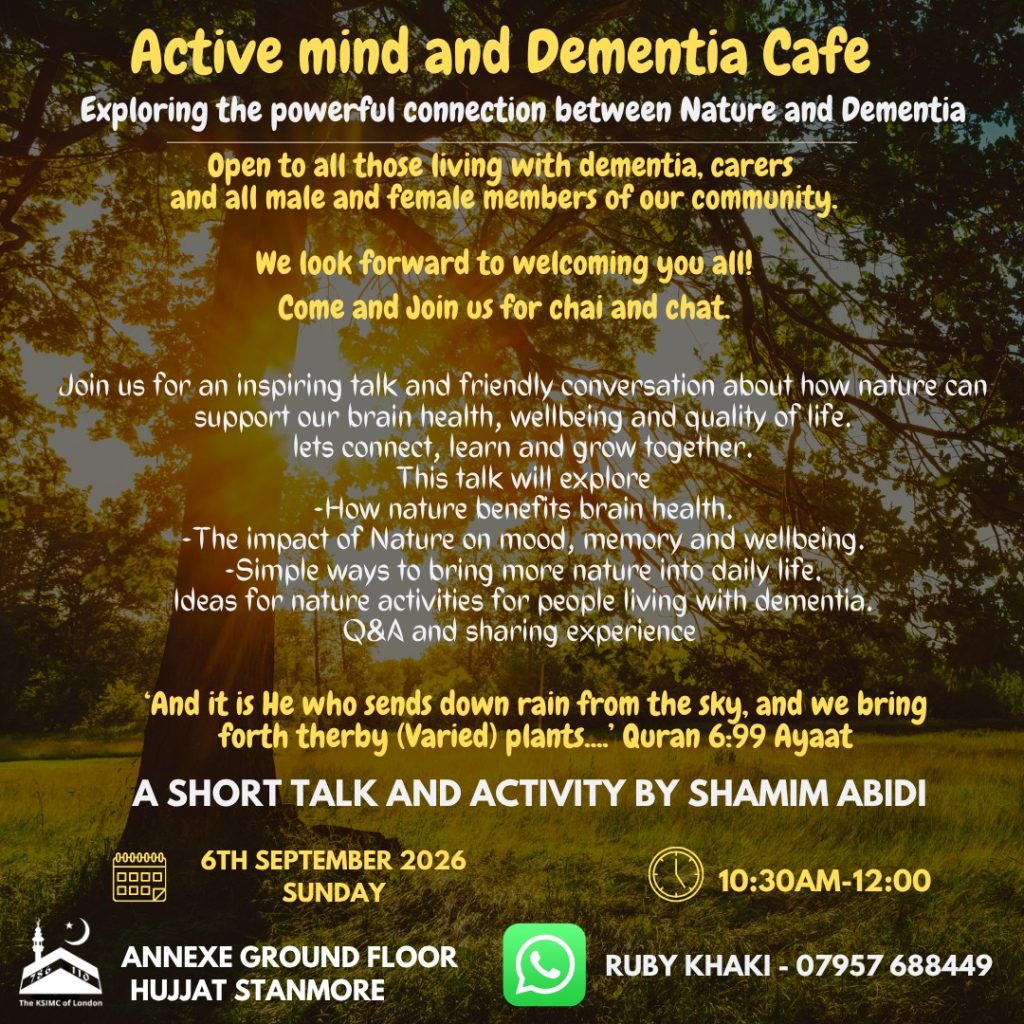 Dementia & Active Mind Cafe Morning Dementia & Active Mind Cafe Morning